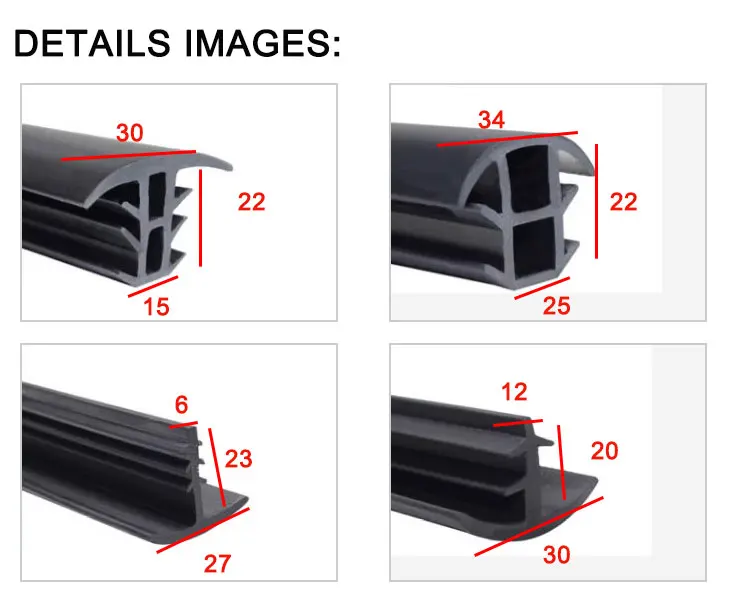 Customizable T Shaped Rubber Gasket For Solar Panels Seal - Buy Rubber ...