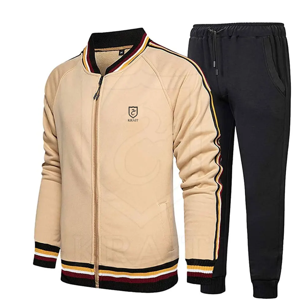 Slim Custom Fashion Tracksuit Printed Team Gym Tracksuit For Men Casual