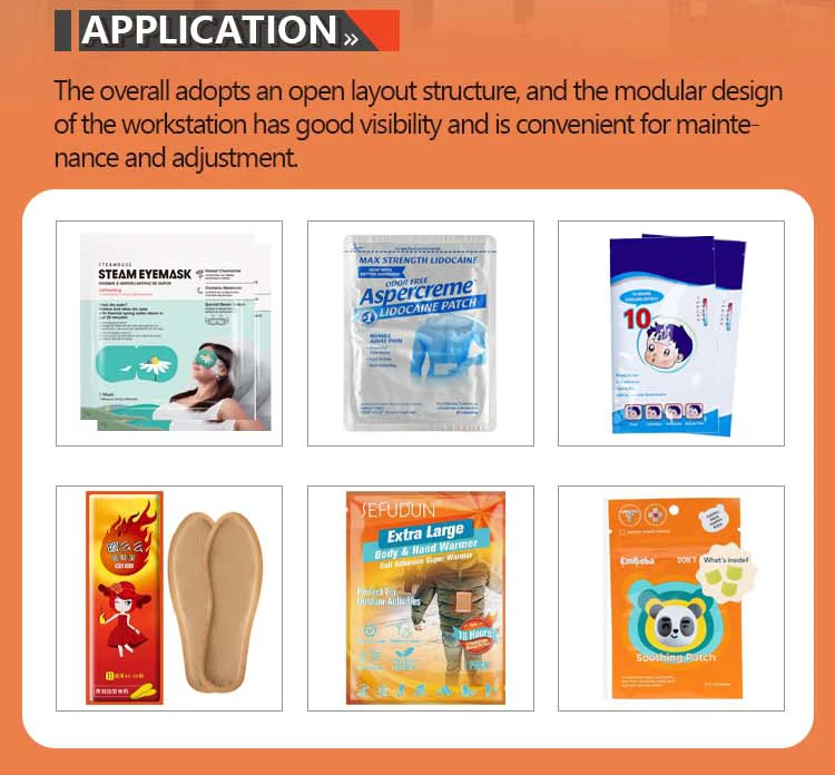 Automatic Horizontal Bagging Machine Children's Mosquito Repellent Patch 4-side Sealing Bag Packaging Machine