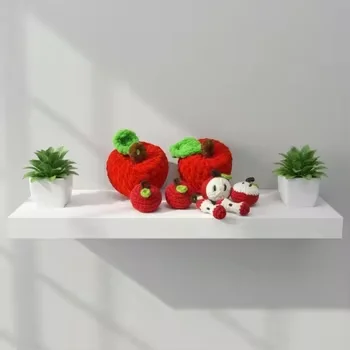 kivaページ KIVA Brand New Handmade Knitted apple Keychain Pendant Crochet