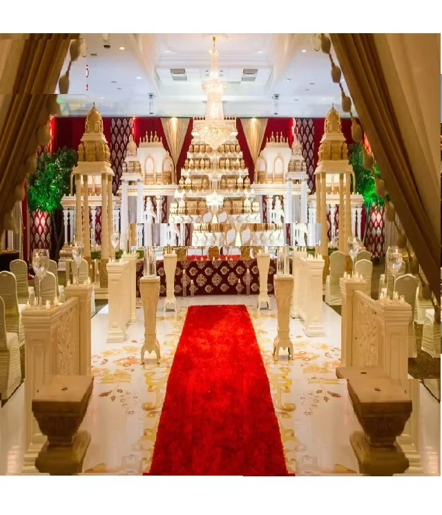 Grand Gopuram Temple Style Wedding Mandap Tirupati Theme Wedding