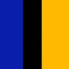 Bleu royal avec de l'or