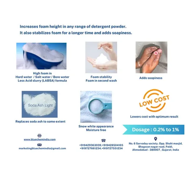 Sodium Lauryl Ether Sulphate Sles /substitute For Detergent Powder