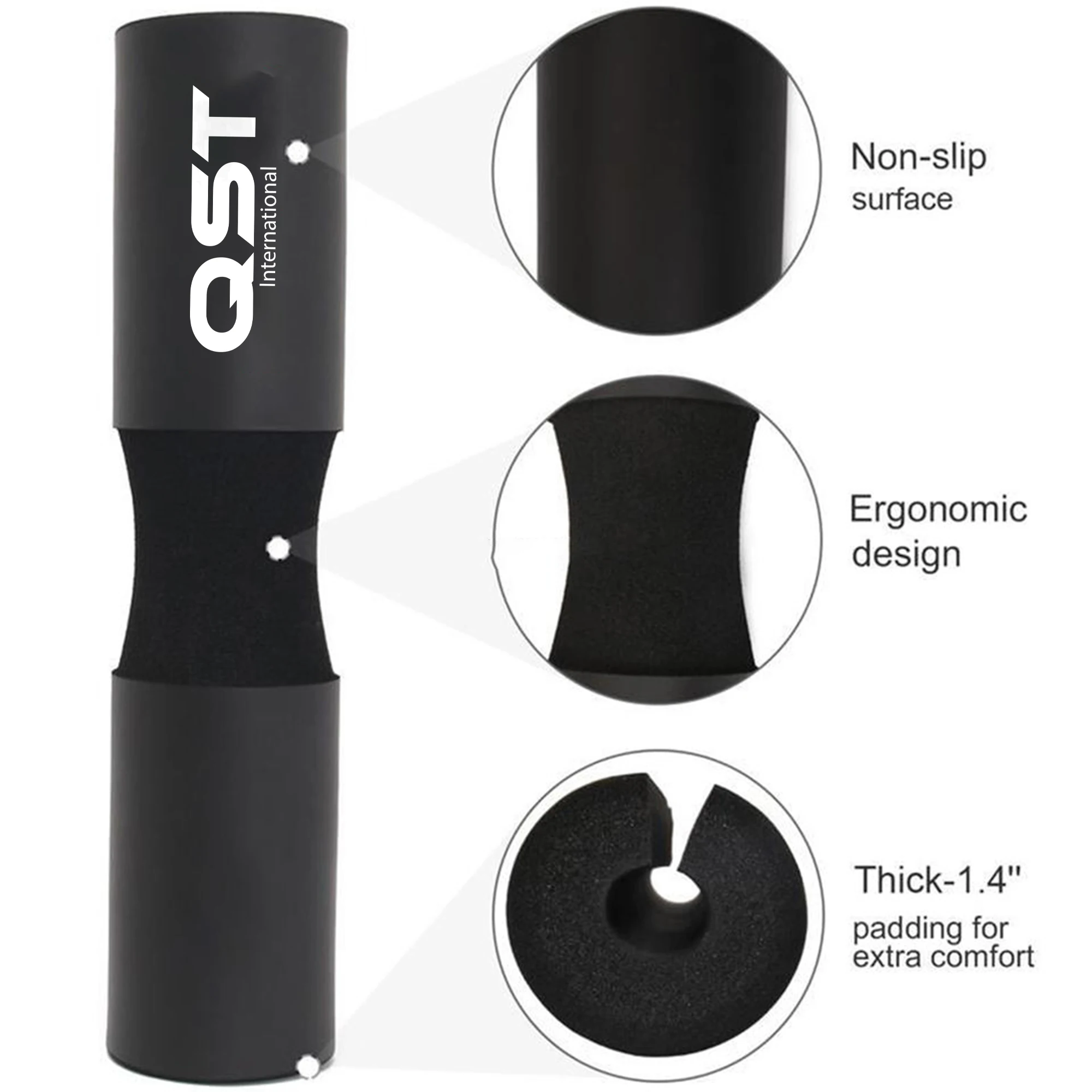 Barbell Pad, Shoulder Pad Hip Thruster Foam Squat Bar Neck Pad For Men Women 2851567184930