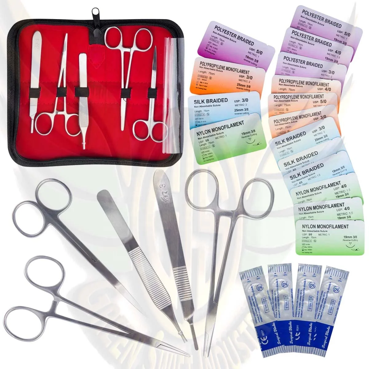 Suture Practice Kit Complete For Medical Students And Practice Surgery ...