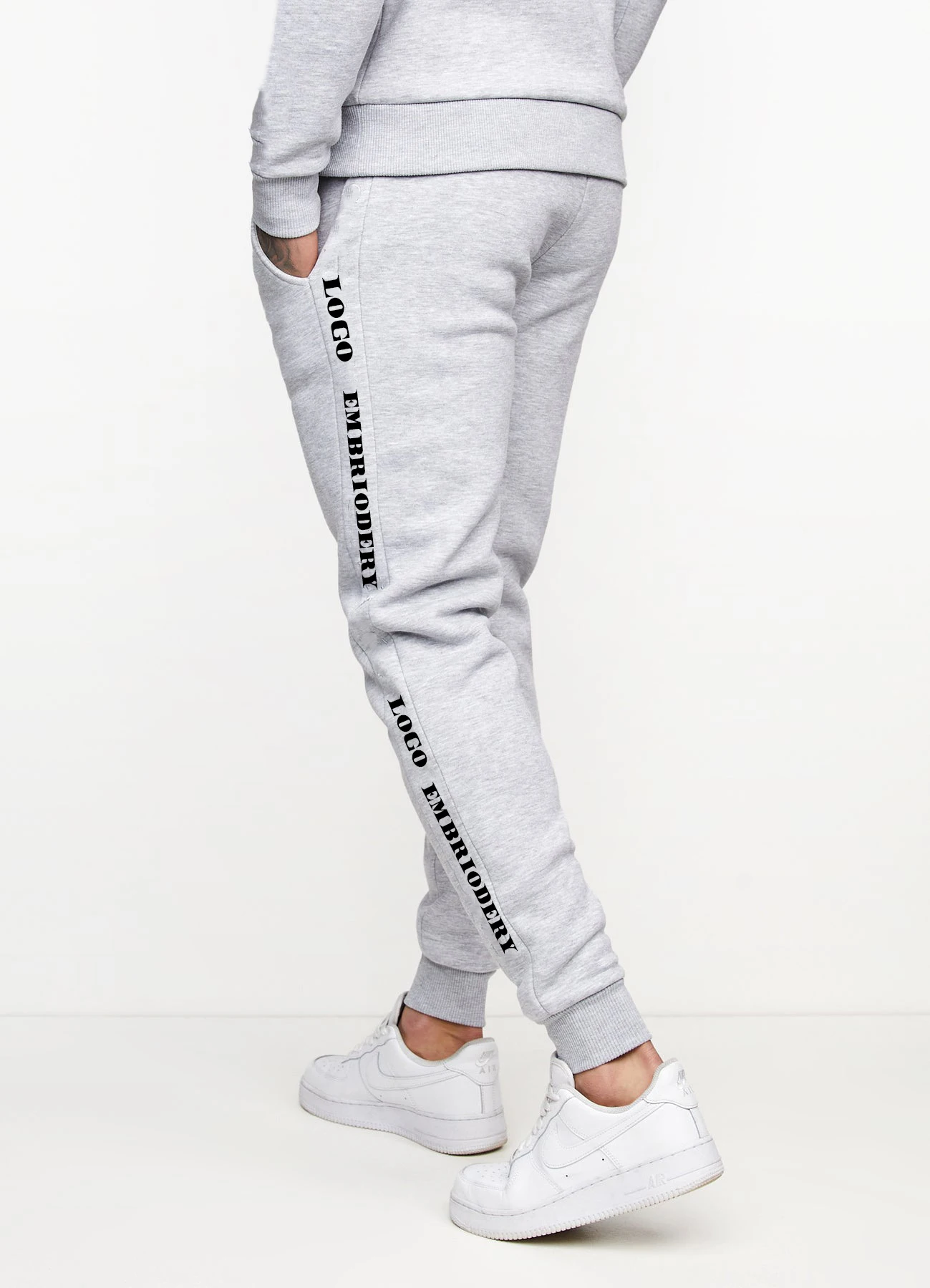 Customised Logo Street Wear Waist Wide Leg Drawstring High Quality