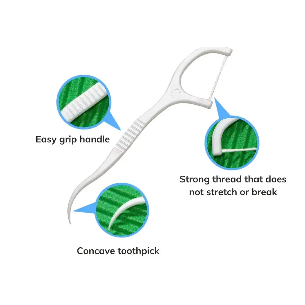 Y Dental Floss Individually Wrapped Eco Friendly Biodegradable