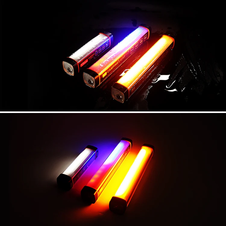 5 in 1 multi-function waterproof portable rechargeable magnetic camping Light flashlight emergency lamp with power bank details