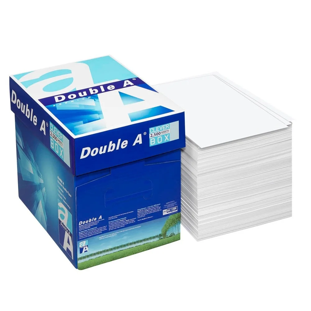 Double A4 Copy Paper A4 80 Gsm,75 Gsm,70 Gsm 500 Sheets For Laser 