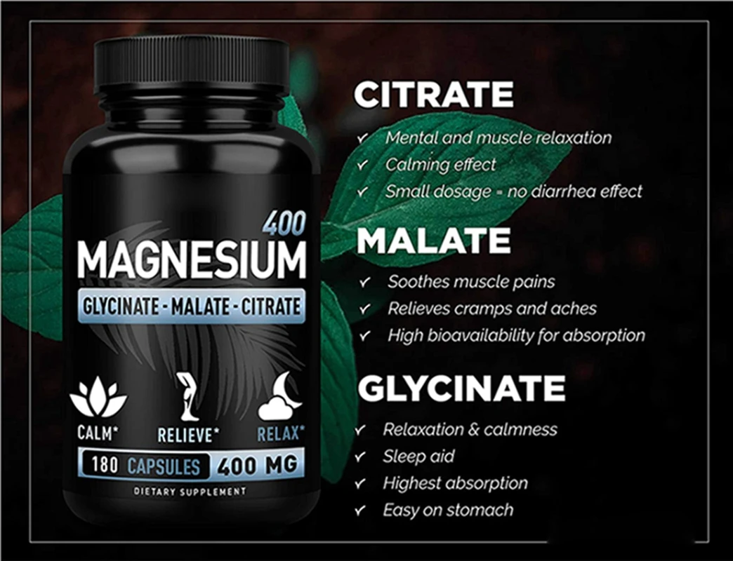 Oem Calcium Magnesium Zinc Vitamin D Oxide Threonate Malate L Threonate