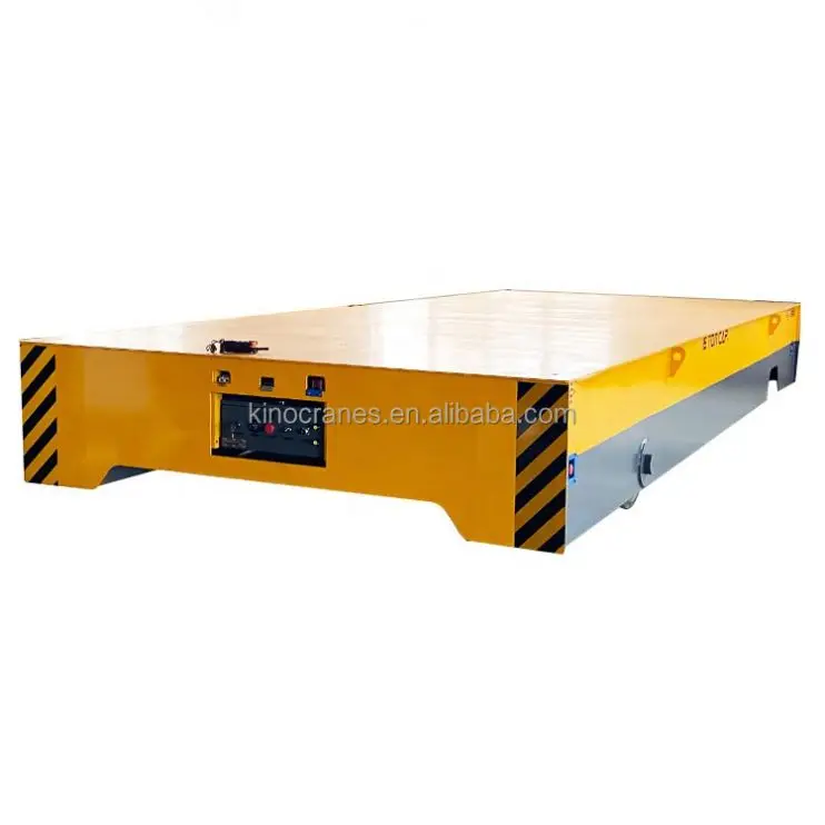 Battery Operated Motorized Electric Trackless Platform Production Line Billet Trolley Mold Transfer Cart