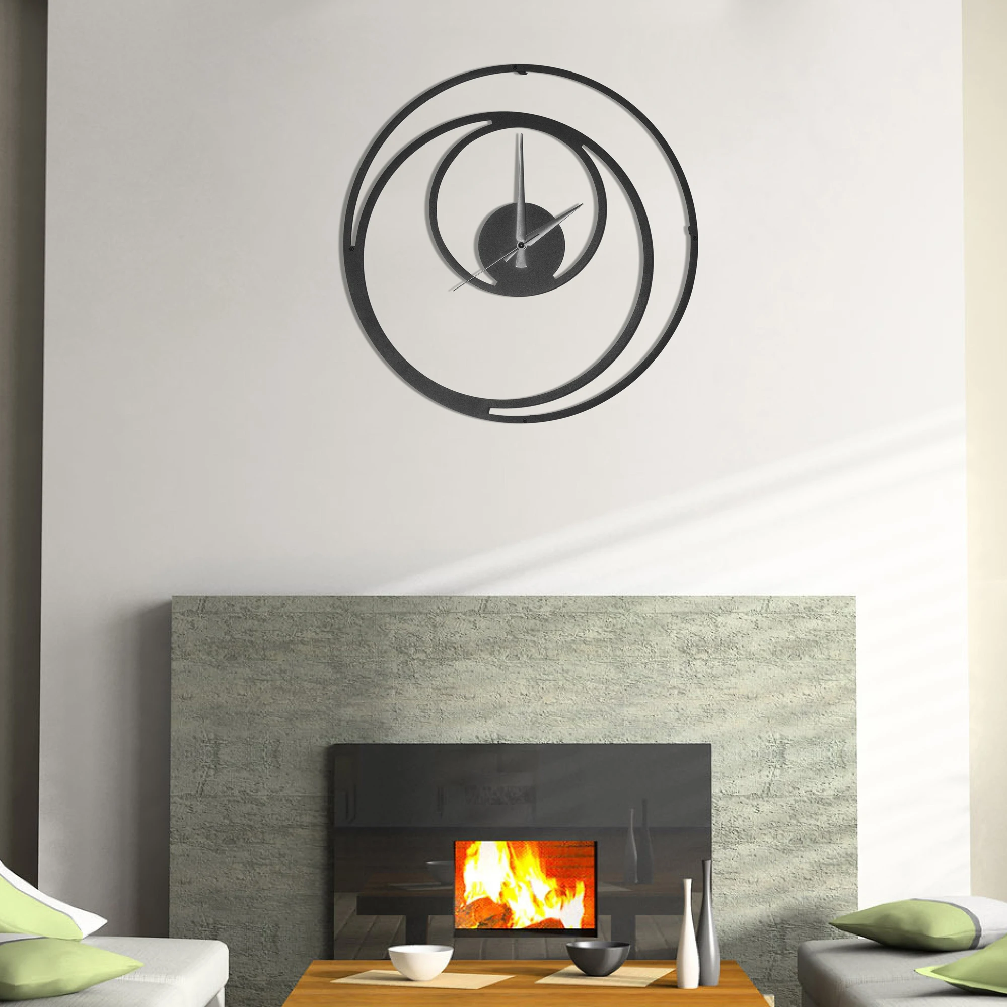 No239 Clock Decorative Metal Wall Art Accessory 100 Metal Thickness 1