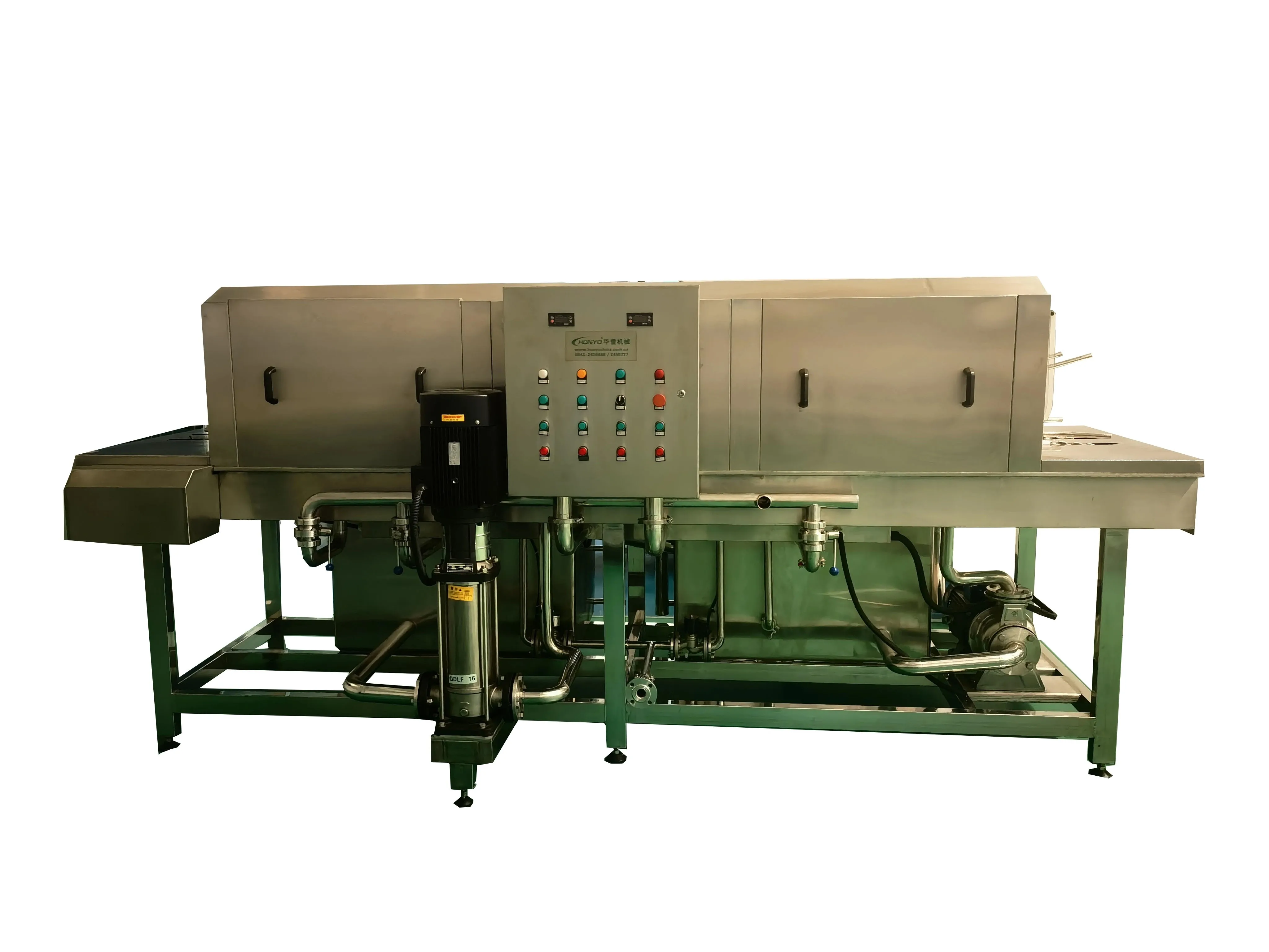 Industrial Stainless Steel Crate Cleaner for Food Processing