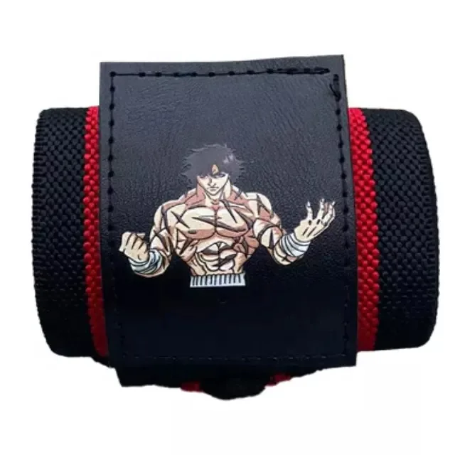 Custom Made Printed Anime Gym Wrist Straps Lifting Custom Wrist Wraps