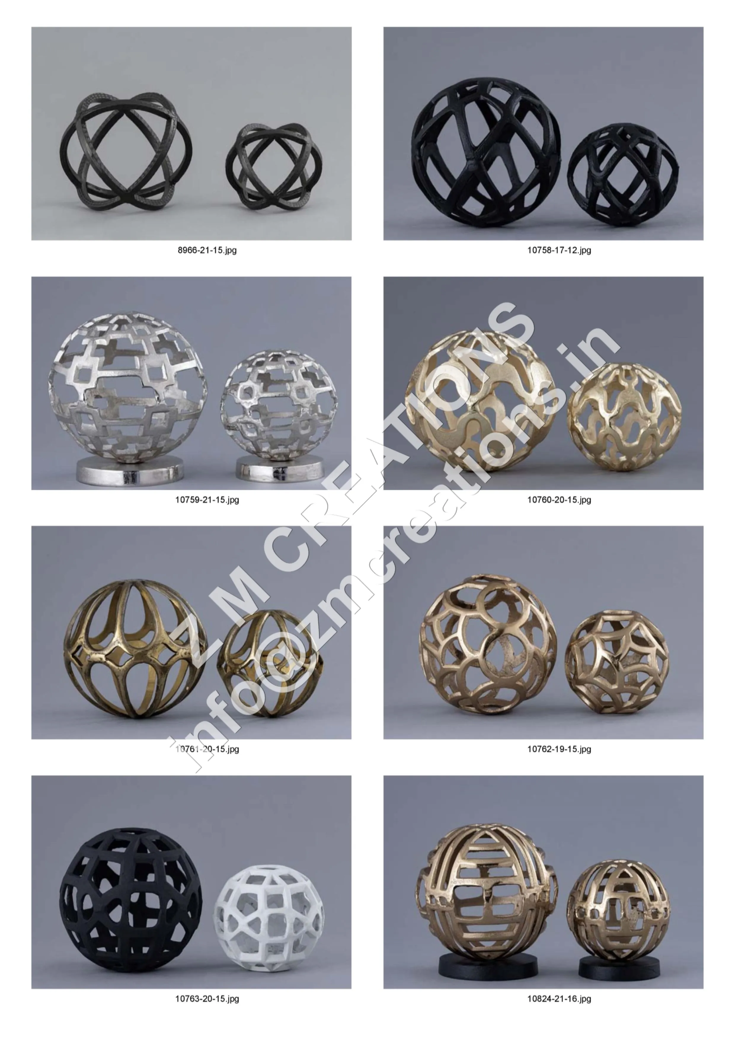 Modern Abstract Metal Sculpture Unique Style Home Decorative Object for Living Room Handmade Christmas Art