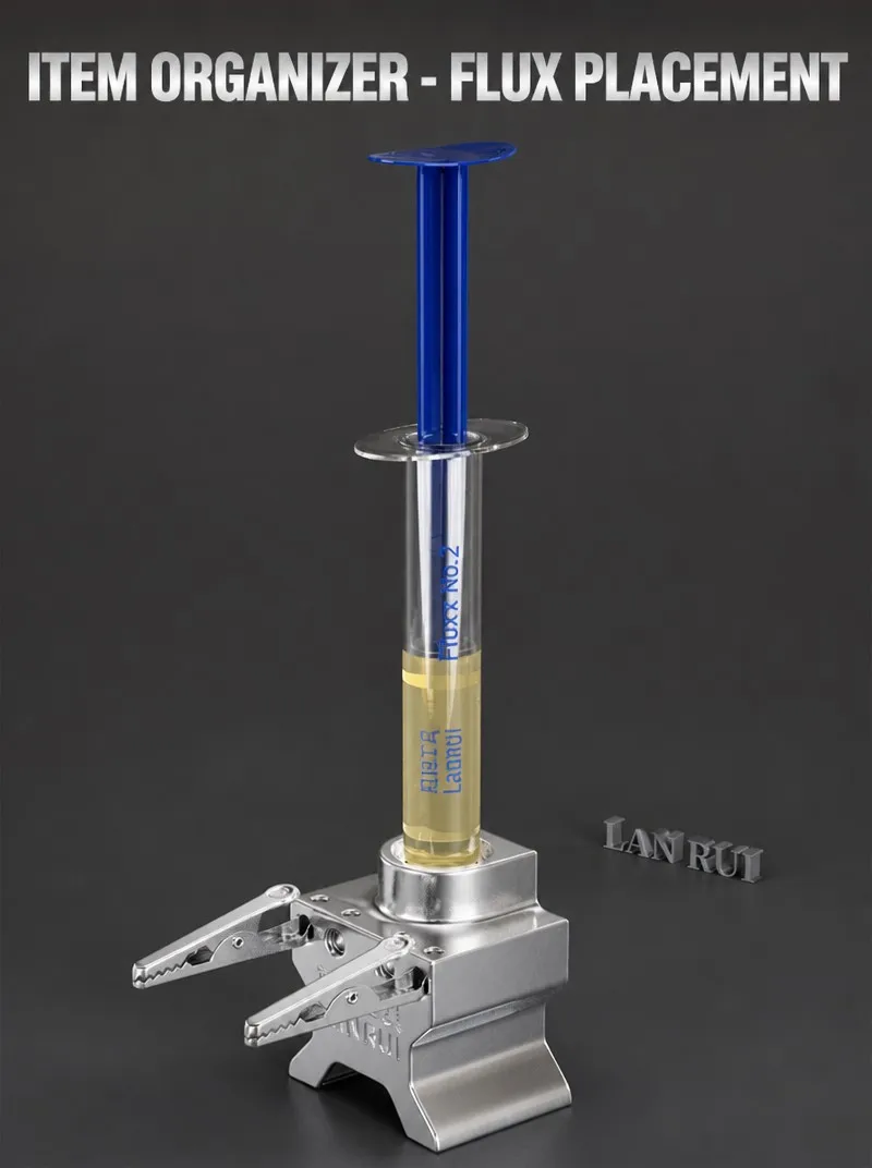 LAN RUI B17 Bright Beast King Kong Clamp Alloy PCB Holding Tool Spring Alligator Repair Clamp for Electronic Board