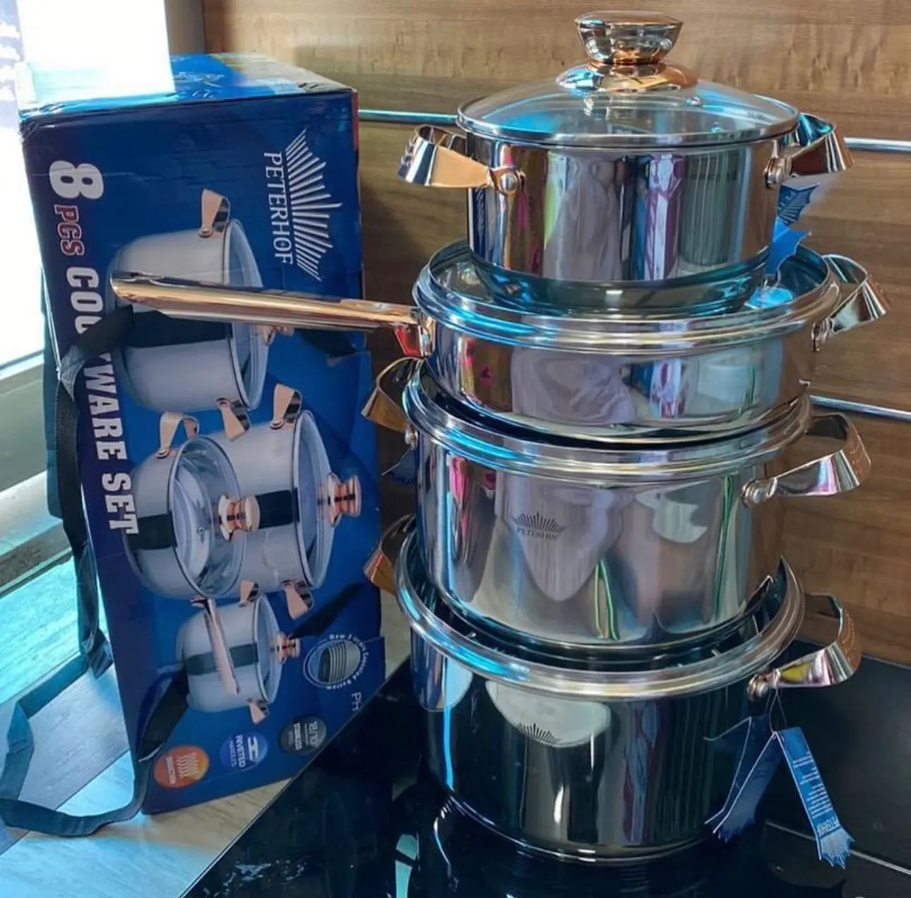 Stainless Steel Cookware Commercial Cooking Pot Set Soup Cookware Sets