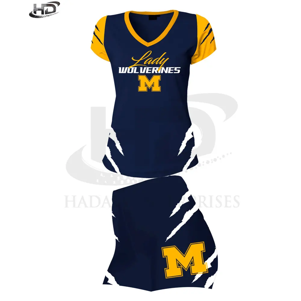 Light Weight Solid Color Cheerleading Uniform Premium Quality Cheerleading Practice Wear Uniform