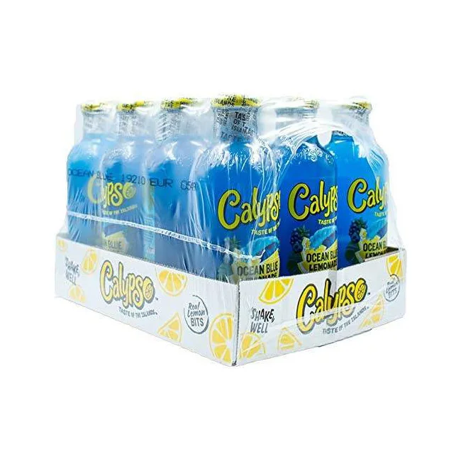 Calypso Lemonades 16 Ounce Glass Bottles 6 Pack (ocean Blue Lemonade ...