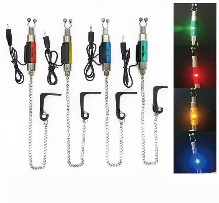 Fishing Swingers Drop Indicator 4pcs in Zipped Protection Case