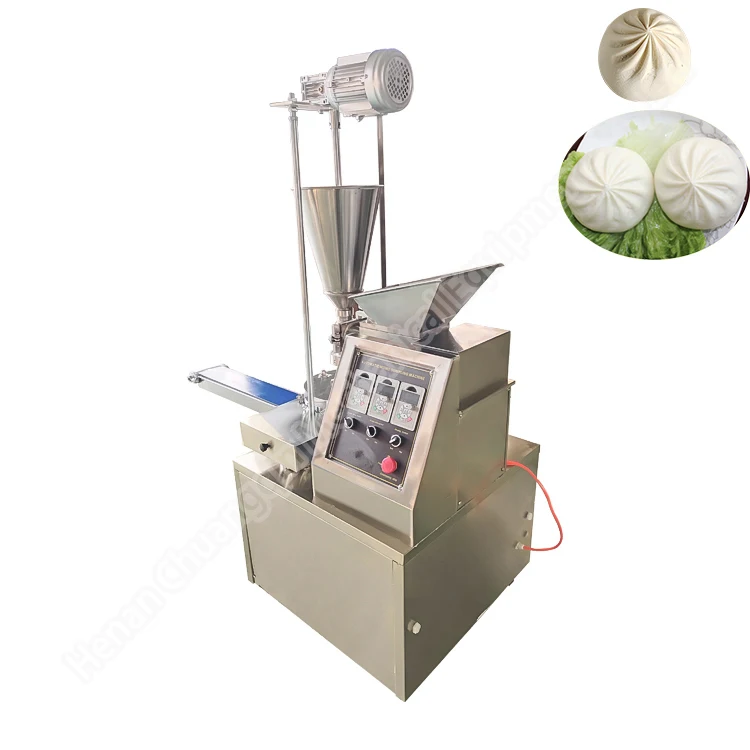 South korea round making momo stuffing machine folding-momo