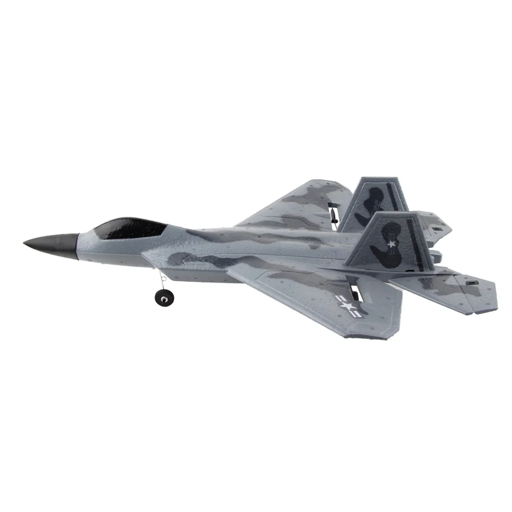 FX922 F-22 Fighter Raptor RC Plane Model 2.4Ghz Remote Control High-tech Airplane 4CH Glider Aircraft Kids RC Toys Boys Gifts