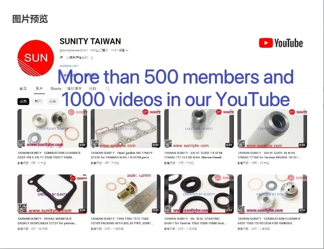 TAIWAN SUNITY Generator Tractor Oversize +0.5mm Con Rod Bearing for Japan yanmar TS70 Engine