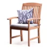 Chaise de salle à manger naturelle sans coussin