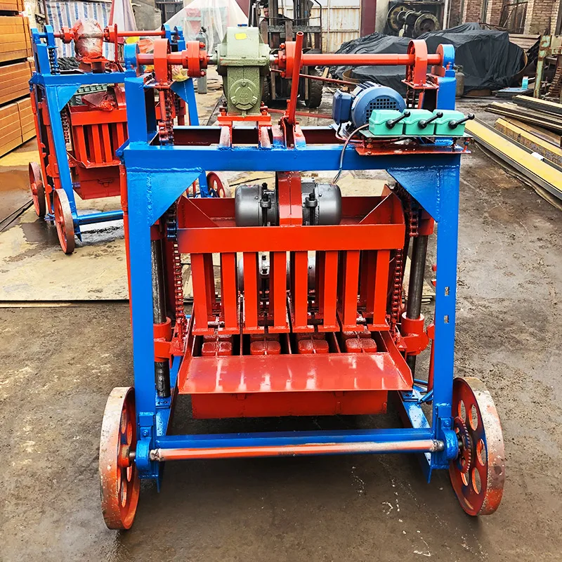 Movable Block Moulder Engines Cement 500 Small Scale Concrete Mini