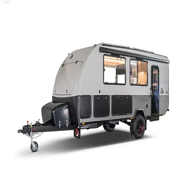 Best Sellers Full-size Profile steel structure Caravan Trailer For Sale Camper Trailer Offroad Motor Home Van Made In Austria