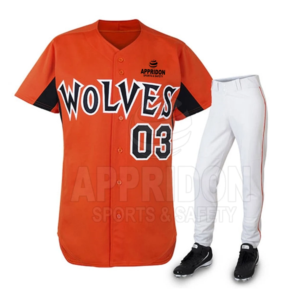 Men Baseball Jersey And Pant Custom Design Team Wear Baseball Uniform
