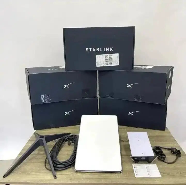 Space X STARLINK V2 High-Speed Satellite Dish Standard Kit Wi-Fi System Adapter for Internet Band Digital Type