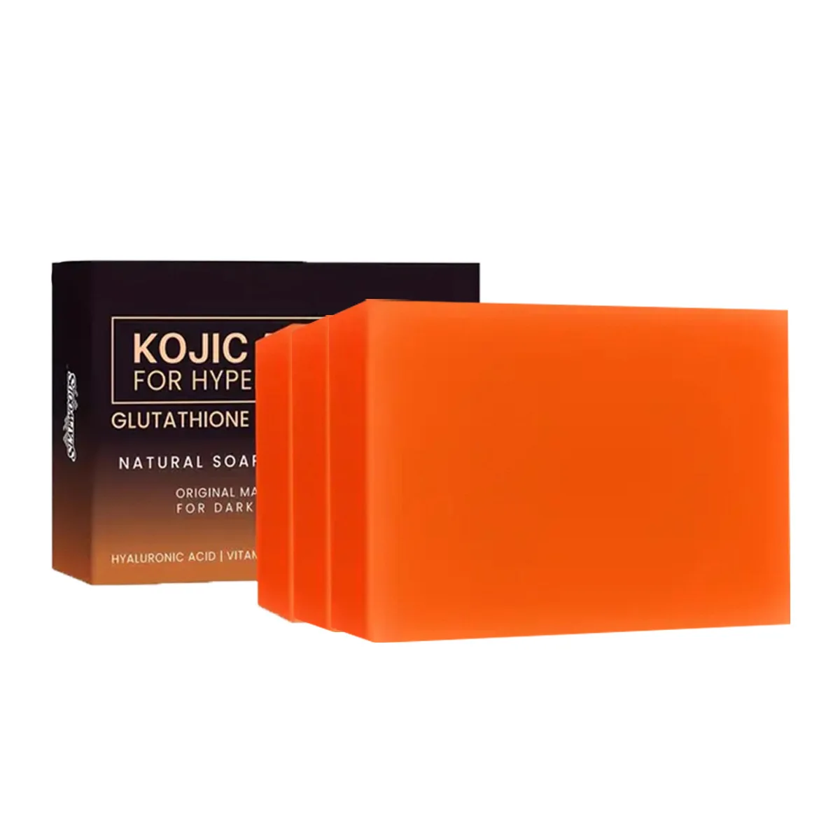 Organic Kojic Acid Soap With Turmeric Nature's Original Honey Whitening Formula Private Label Solid Kojic Acid Soap Wholesale