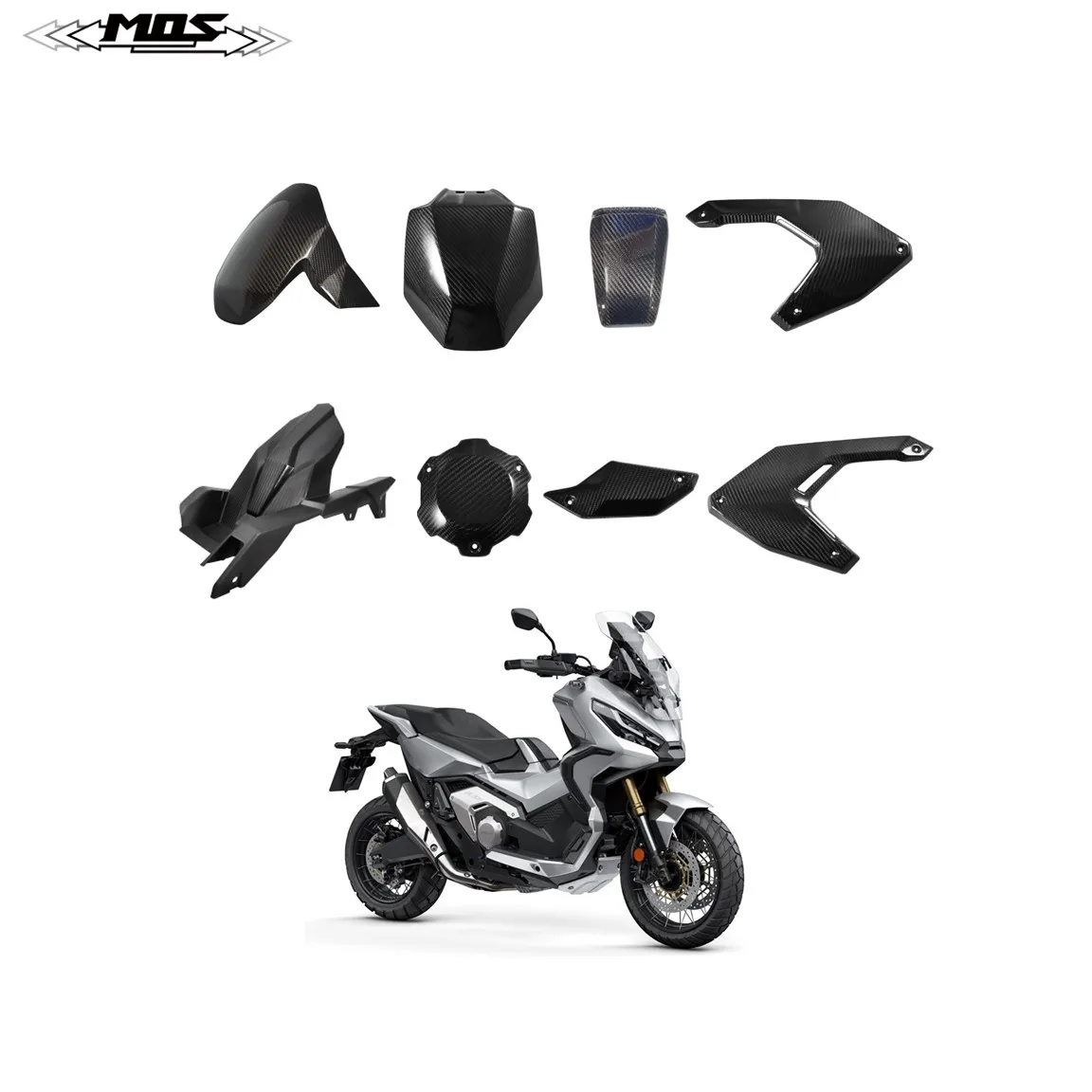 Honda X-ADV 750 (2021-2025) 用 MOSパーツ・アクセサリー 新品 ブラック