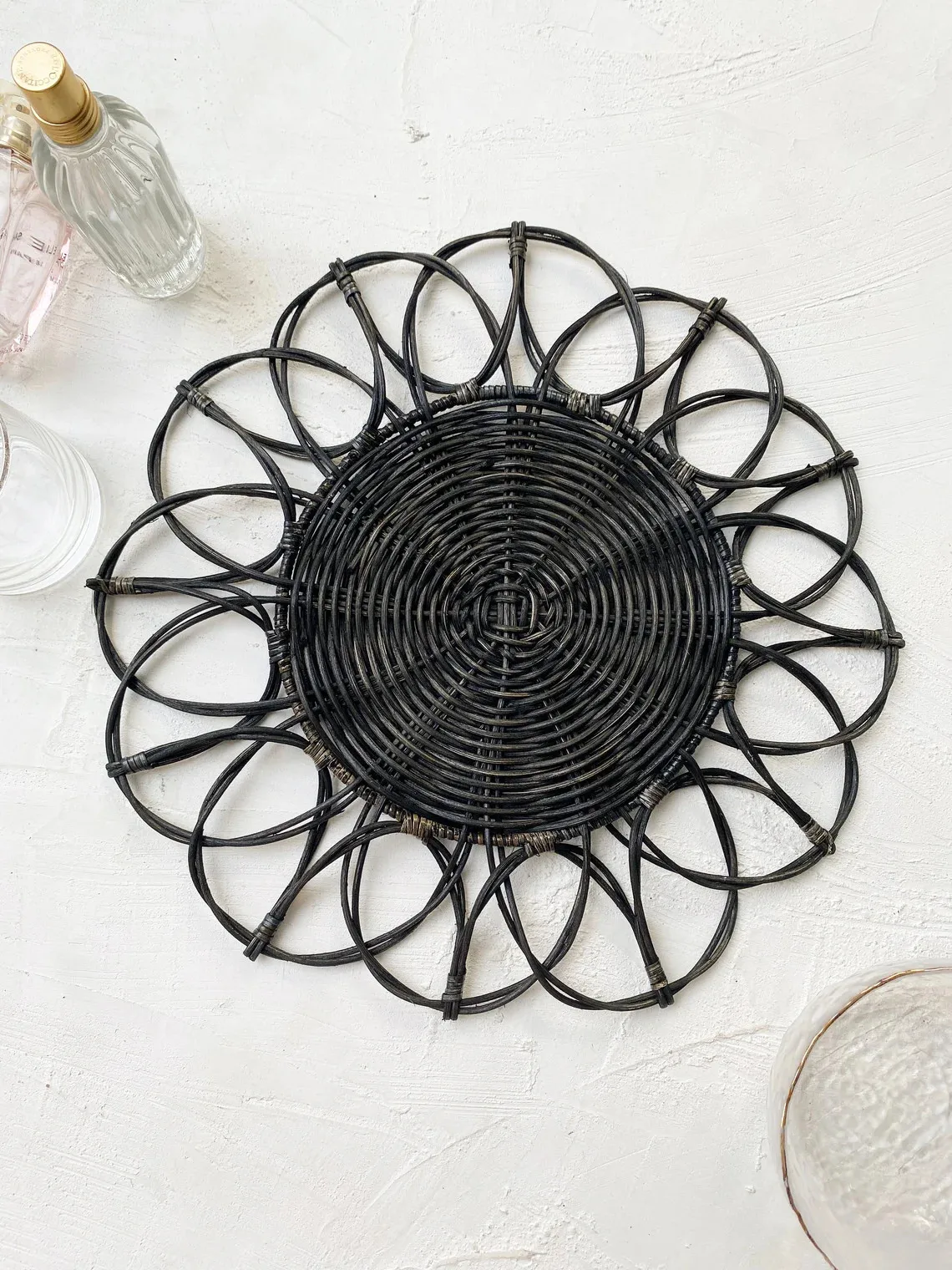 Dinner Centerpiece Decoration Rattan Placemats Woven Dining Place Mats
