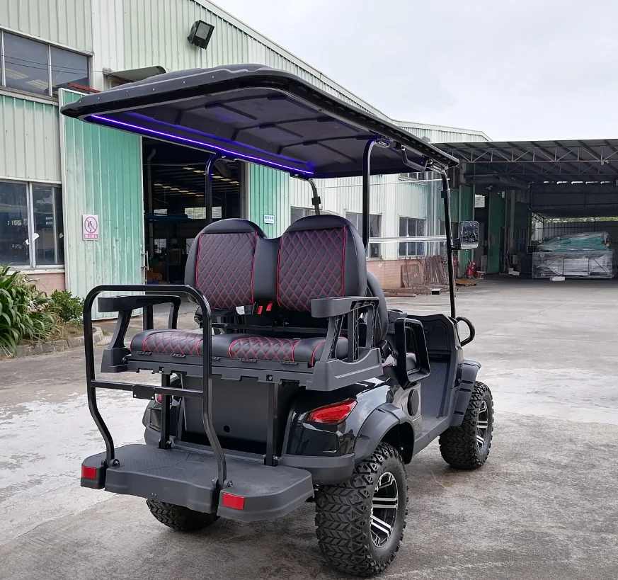 New Design 4x4 Solar Panels Golf Cart the Beast Hunting Buggy