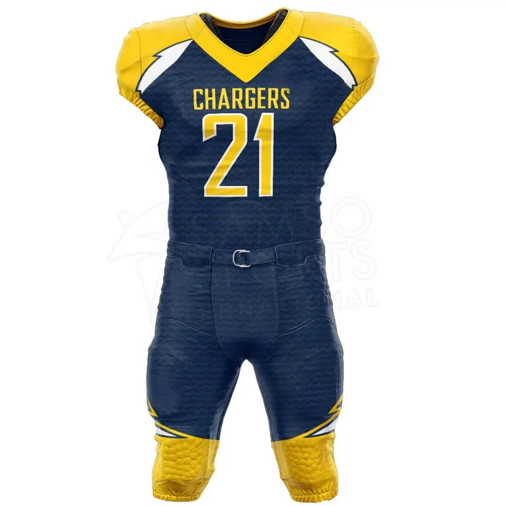 Plain Color American Football Uniform Unisex Sports Team American ...