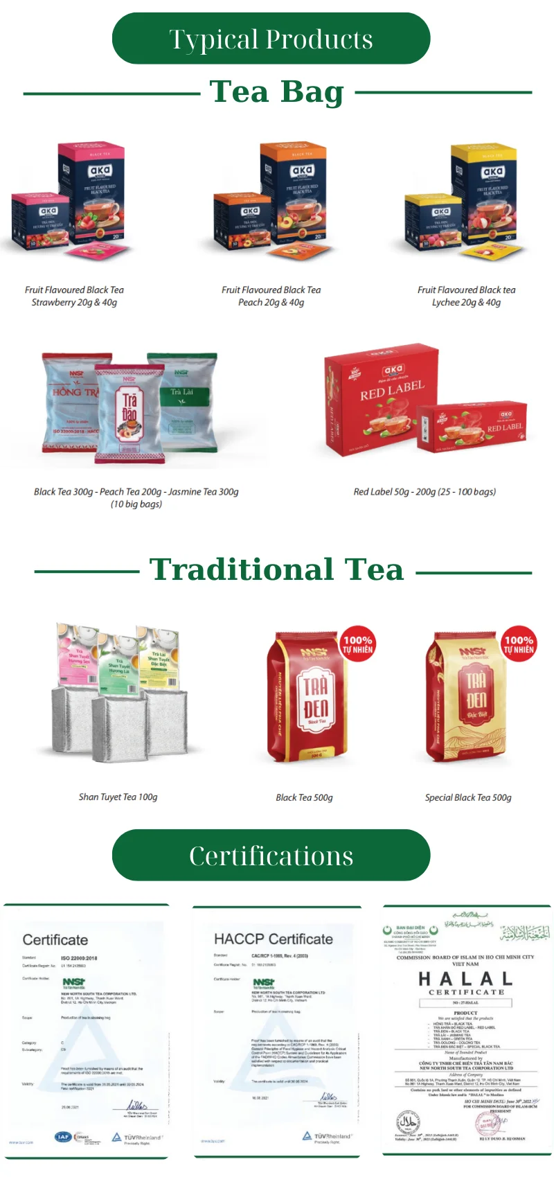 Wholesale Jasmine Tea Black Tea 300g 100 Natural & Fresh Aroma Black