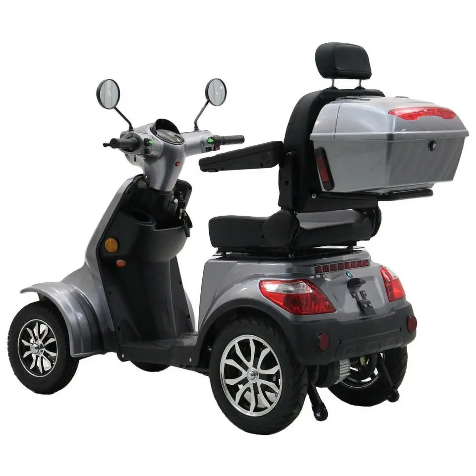 DOTMALL 1000W 25km/h E-Quad 60V30AH Elektromobil Seniorenmobil Handicapped Scooter Mobility Battery Black 150kg Load