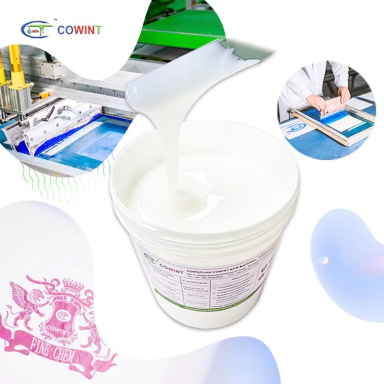 Cowint Water Base Slik Screen Printing Ink 3D Effect Foaming Ink for Screen Printing Puff Paste for T Shirt Printing