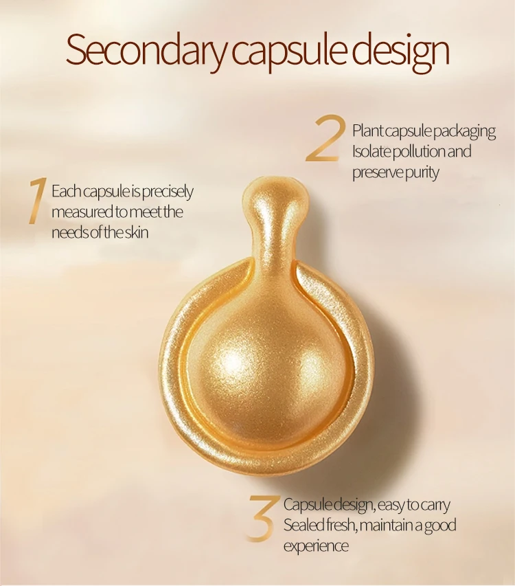 Skin Care Product Essence Capsule Private Label Facial Serum Whitening