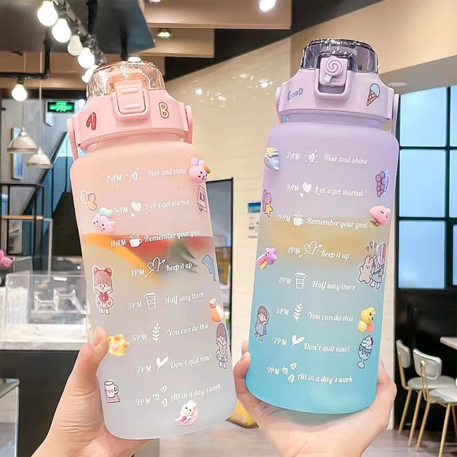 Colorful Wholesale Colorful Glass Water Bottle Frosted Drinkware Cheap ...