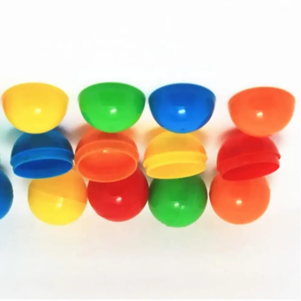 ODM OEM Multi-colors 50mm 60mm 70mm 80mm Openable Hollow Plastic Balls for Early Education in Vietnam Manufacturer