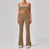 Ensemble tailleur pantalon doré