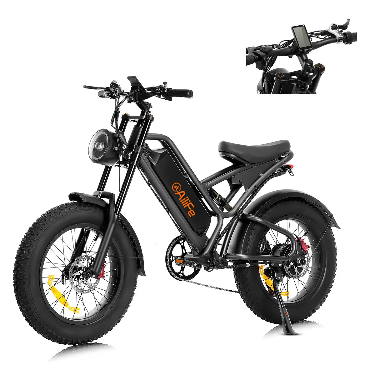 AILIFE X20B Electric Mountain Bike 20-Inch 1000W Motor 48V 15Ah Battery
