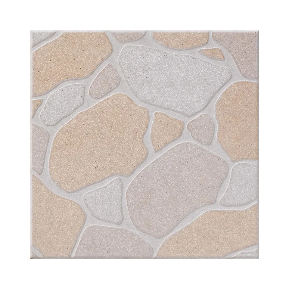 Foshan Guci Mixed Color Flower Rustic Ceramic Floor Tile Outdoor Balcony Art Tiles
