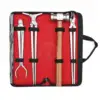 Blacksmith farrier tools with Case