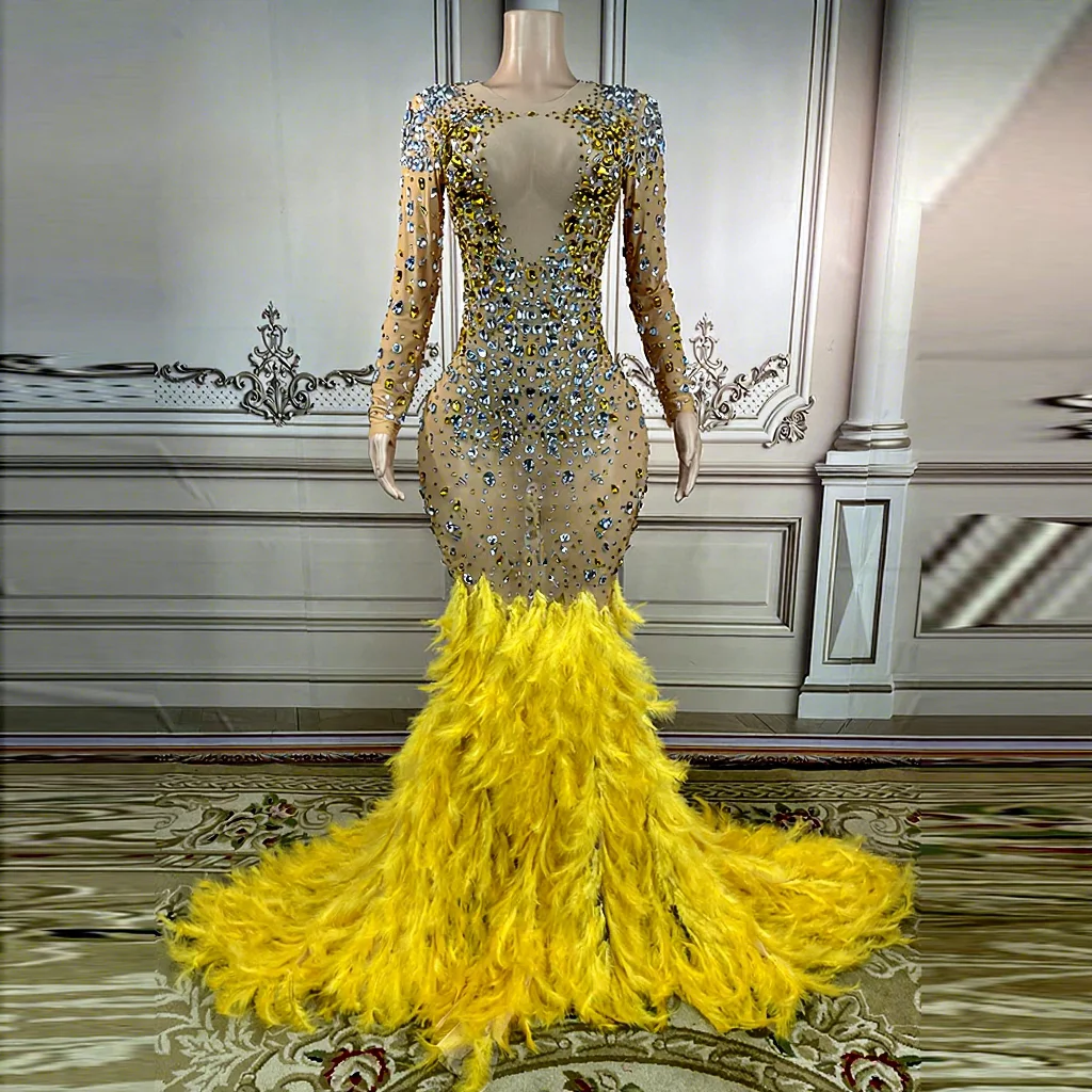 black and yellow prom dress A Line Black Strapless Satin Prom Dresses With Slit