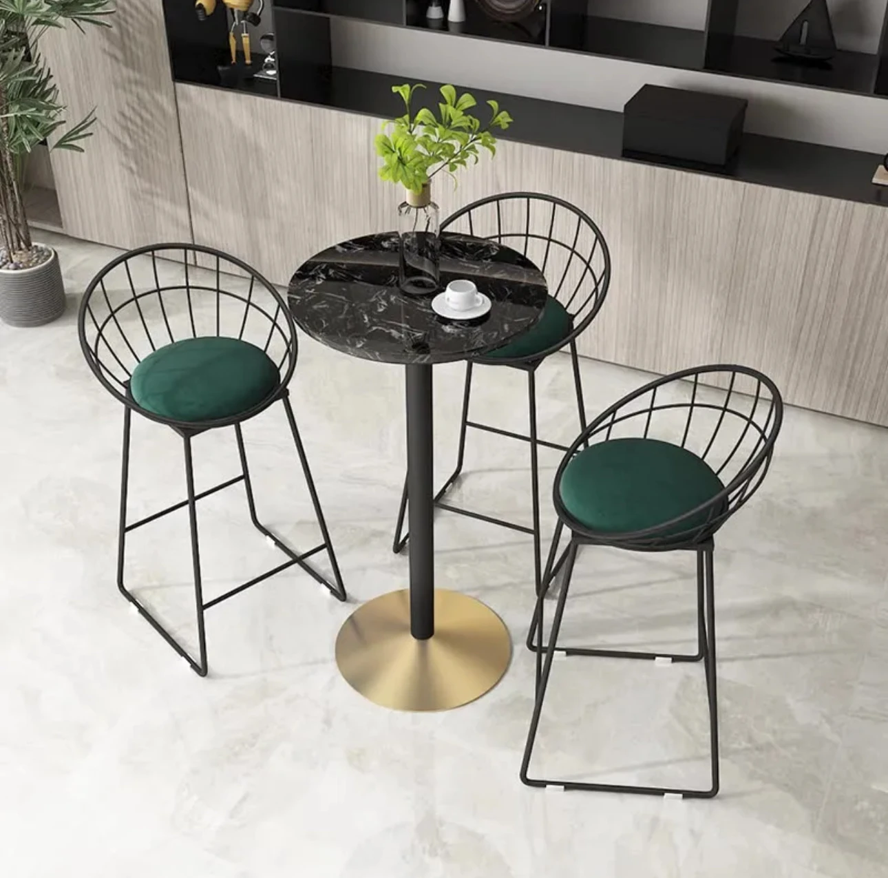 Cheap And Luxury Free Sample Indoor Outdoor Kitchen Chair Metal Frame