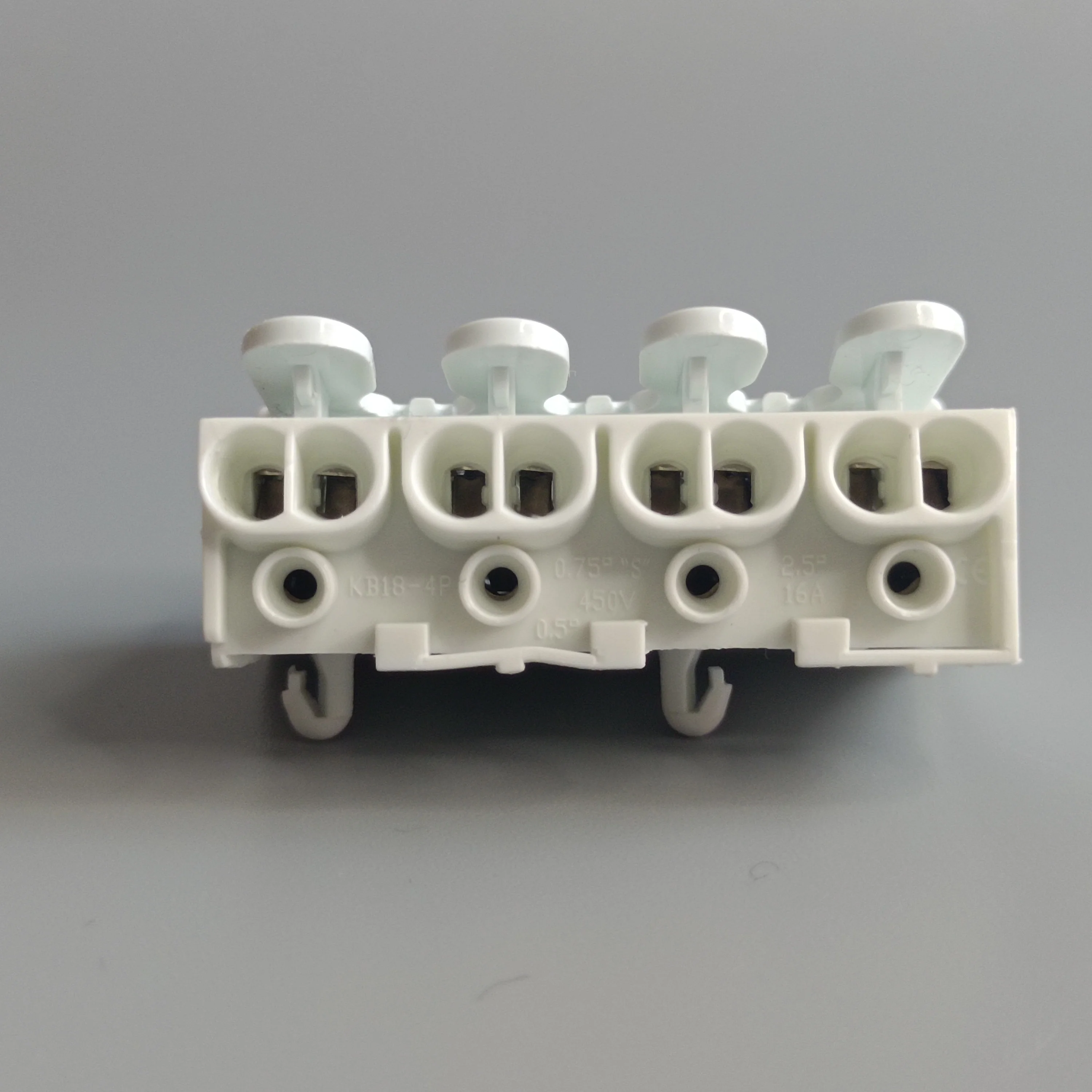 Пружинная Клеммная колодка 4P, электрические разъемы для многопроводного электрического кабеля, зажим, Бесплатный винтовой штекер